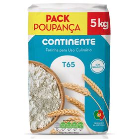 Farinha De Trigo T65 Pack Poupança Continente 5 kg