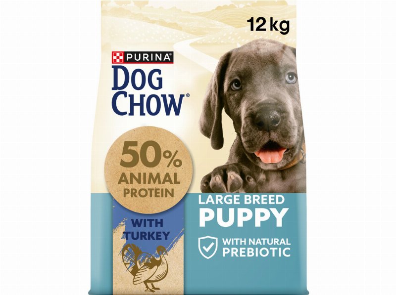 Ração Para Cão Dog Chow Júnior Raças Grandes Peru 12 kg