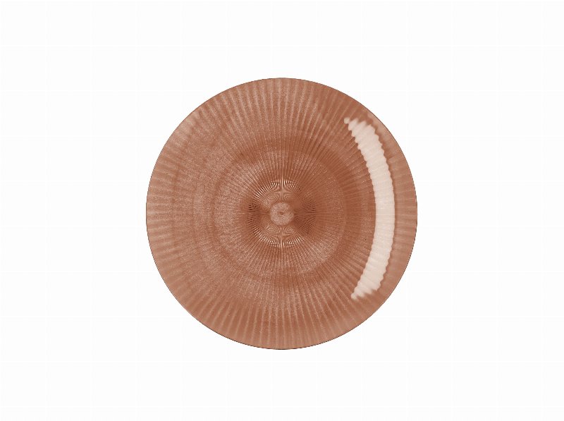 Prato Sunset Quid Plástico Coral 26Cm