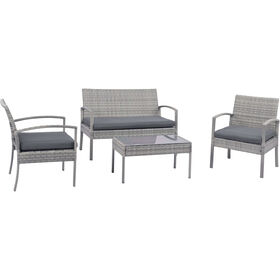 Conjunto De Estar Wicker São Francisco Kasa