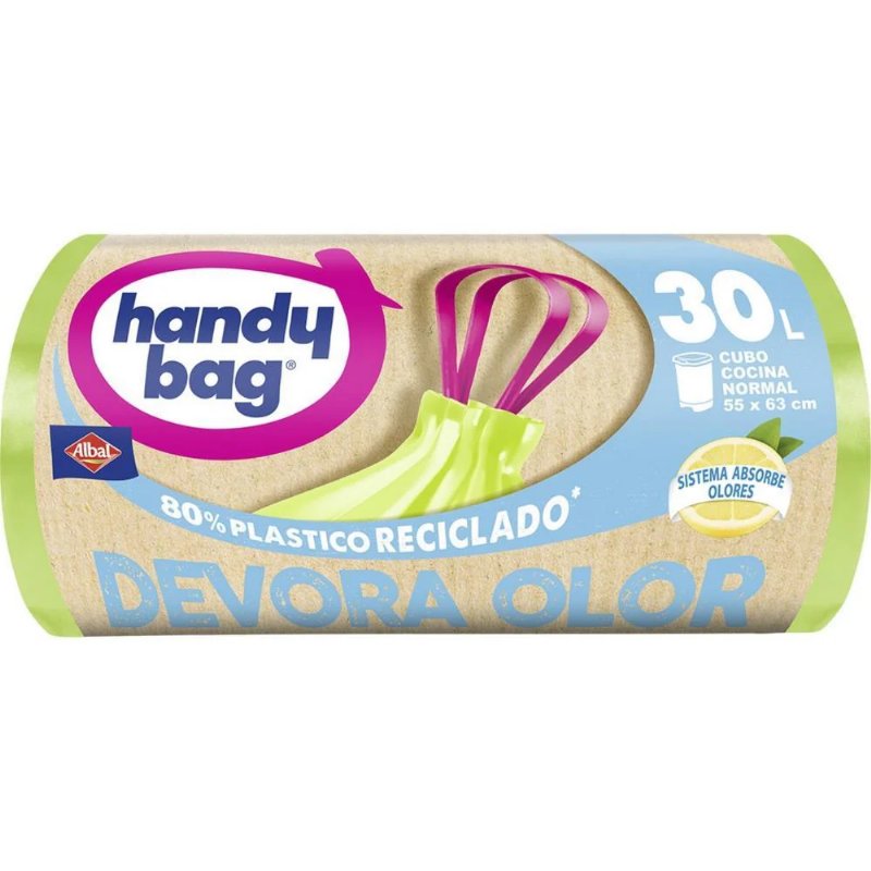Saco Lixo Anti Pingos 100% Reciclado 30 l 15 Sacos