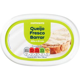 Queijo Fresco Para Barrar Com Alho E Ervas Continente 200 gr