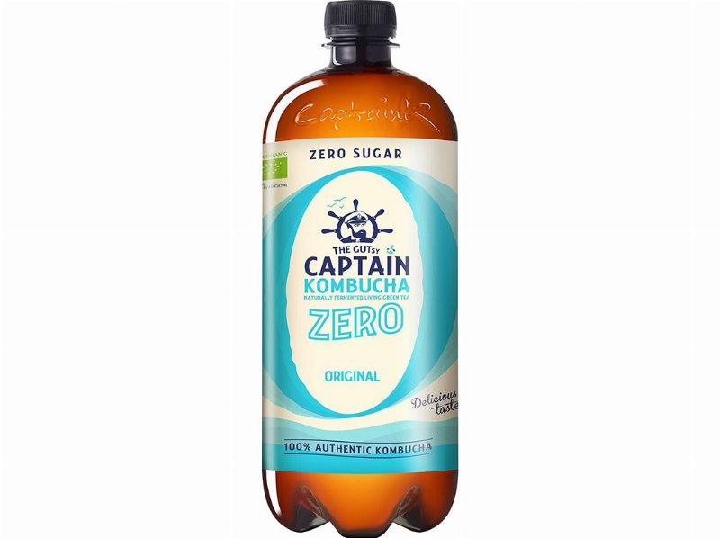 Kombucha The Gutsy Captain Orignal 0%Açúcares Bio 1 l