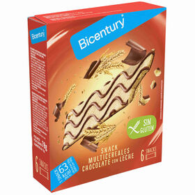 Barras De Cereais Multicereais Chocolate De Leite Sarialis Sem Glúten Bicentury 120 gr (6 Un)