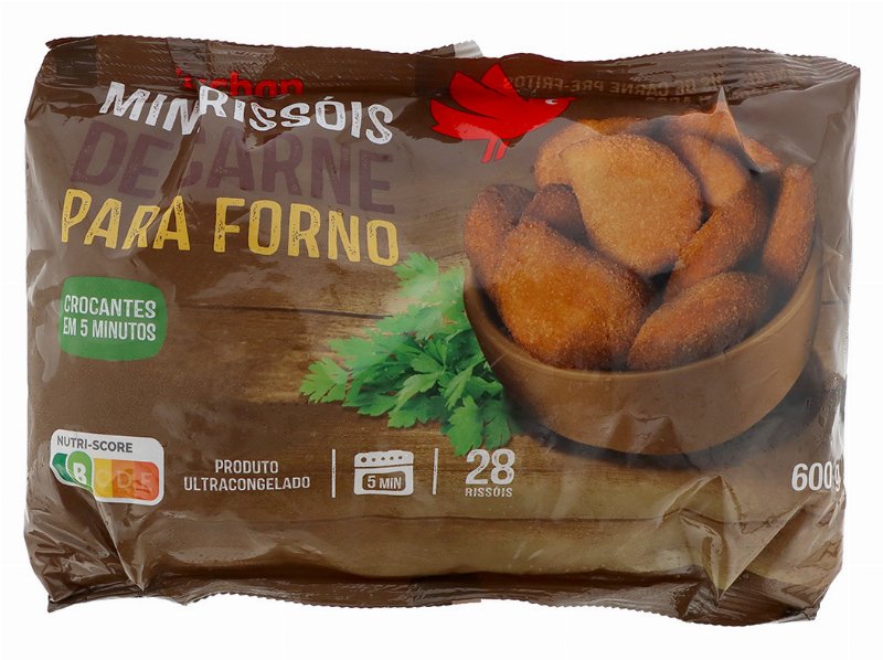 Mini Rissóis De Carne Auchan Para Forno 28Un 600 g