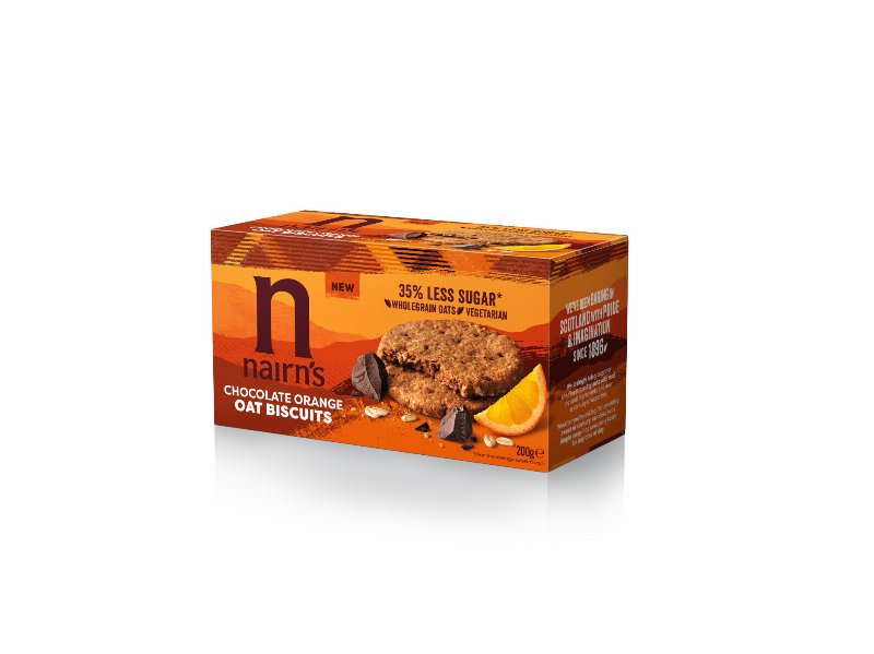 Bolachas Nairns Aveia Chocolate E Laranja 200 g