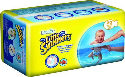 Fraldas Little Swimmers T2/T3 3-8 kg Huggies 12Un