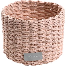 Cesto Wc Redondo 19Cm Rosa Kasa