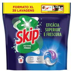 Detergente Máquina Roupa Cápsulas Active Fresh Skip