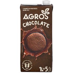 Leite Achocolatado Agros 1 Lt