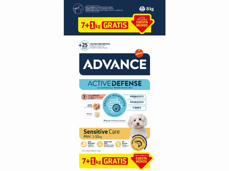 Ração Para Cão Advance Mini Sensitive 7+1 kg