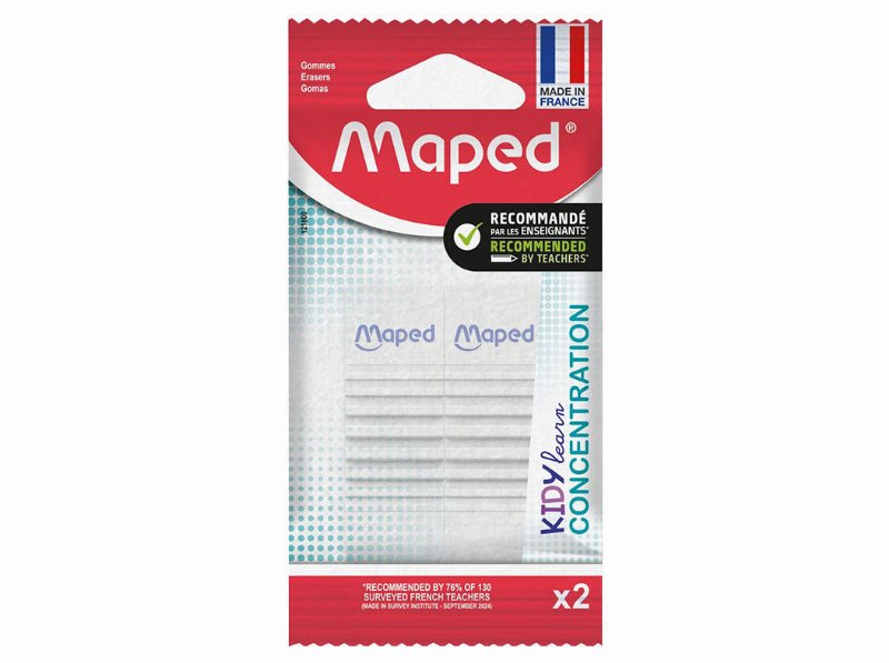 Borracha Maped Kidy Learn Concentration 2 Unidades