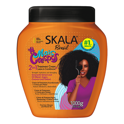 Creme Para Pentear E Condicionador Mais Crespos Skala 1L