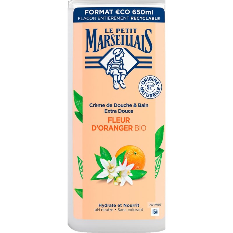 Gel De Banho Flor De Laranjeira Biológico 650 ml