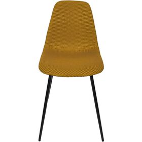 Conjunto De 4 Cadeiras Nórdica Amarela Atom