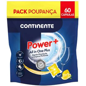Detergente Máquina Loiça Pastilhas All In One Continente