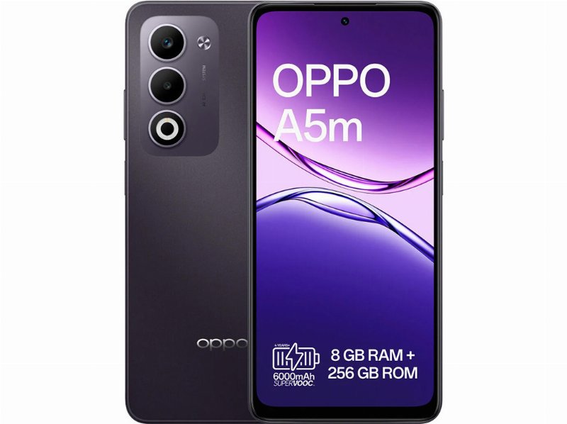 Smartphone Oppo A5M 8/256Gb Preto Nébula