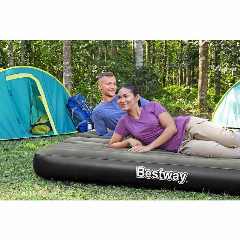 Bestway Colchão Insuflável 3 Em 1 - Preto E Cinzento