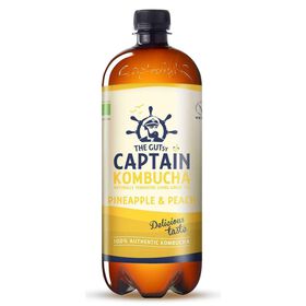 Bebida Kombucha Ananás E Pêssego The Gutsy Captain 1 Lt