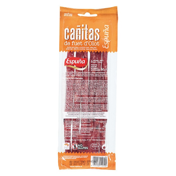 Barritas De Fuet D'olot Sem Glúten 60 g