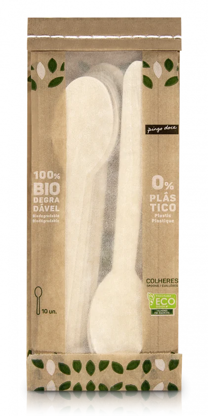 Colheres De Madeira Pingo Doce 10Un