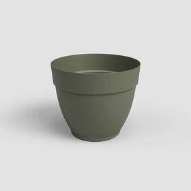 Vaso Redondo Plástico 25Cm Verde Seco Artevasi 1 Un