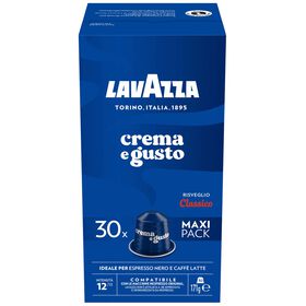 Cápsulas De Café Crema E Gusto Int 12 Lavazza 30 Un