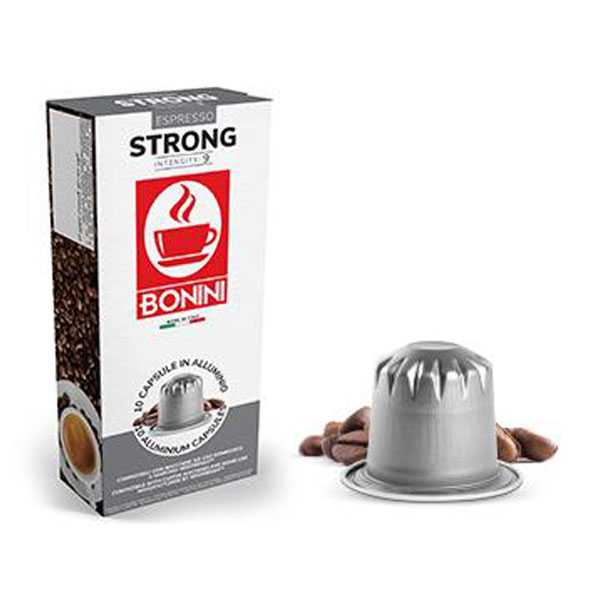 Café Alumínio Strong Nespresso 10 Cápsulas Bonini
