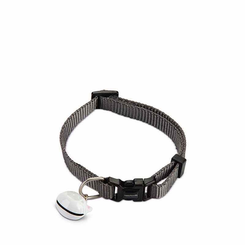 Beeztees Coleira Para Gato Nylon Cinza Escuro