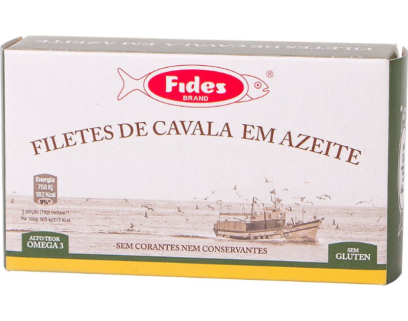 Filete Cavala Fides Em Azeite 120(84)G