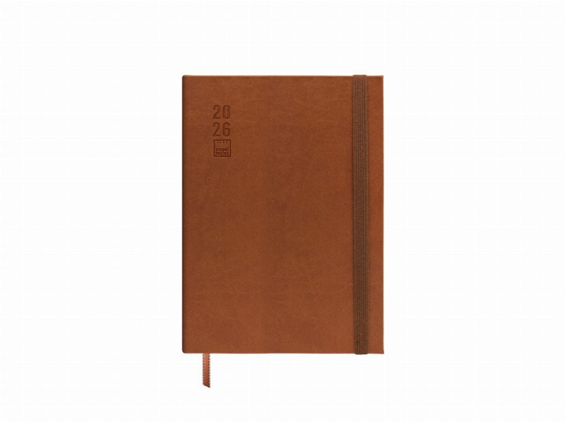 Agenda Diária 2026 A5 Makenotes Cosida One Colour Hazel