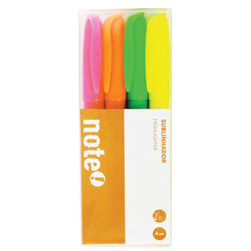 Sublinhador Fino De Tinta Fluorescente Note!