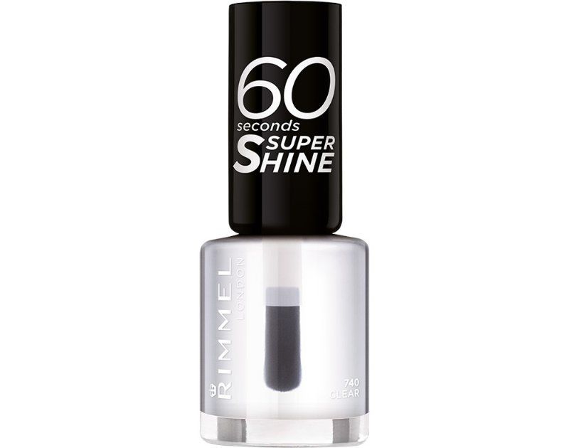 Verniz 60 Seconds 740 Clear Rimmel Un