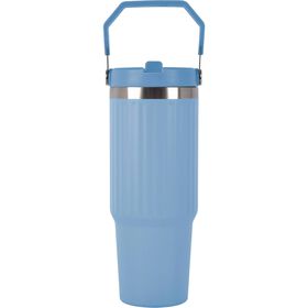 Garrafa Térmica Cerâmica 900 ml Azul Kasa