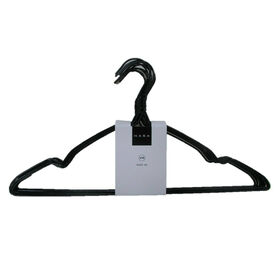 Cabides Metal Revestidos Preto Kasa