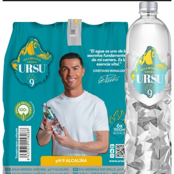 Água Mineral Natural Pack 6 Unidades 1.5 l