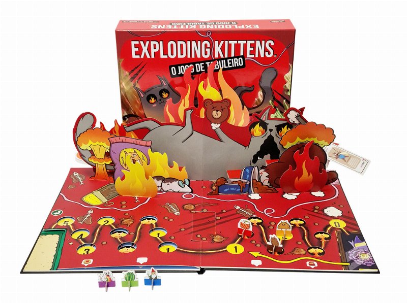 Jogo De Tabuleiro Exploding Kitten Mebo Games