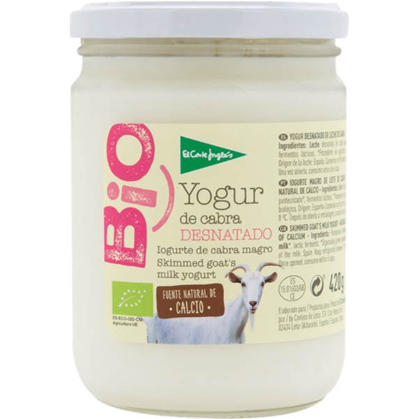 Iogurte De Cabra Desnatado Biológico 420 g