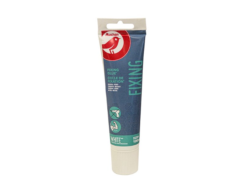 Cola De Fixação Auchan Branca 100 ml