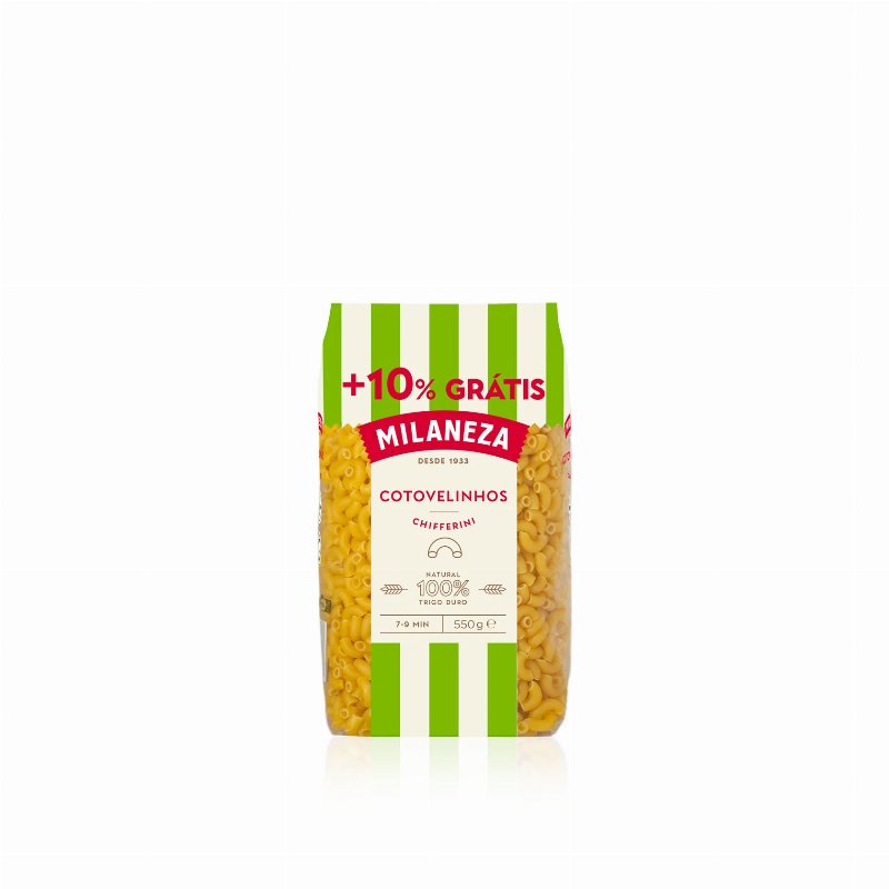 Milaneza Massa Cotovelinhos 500 gr + 10% Oferta
