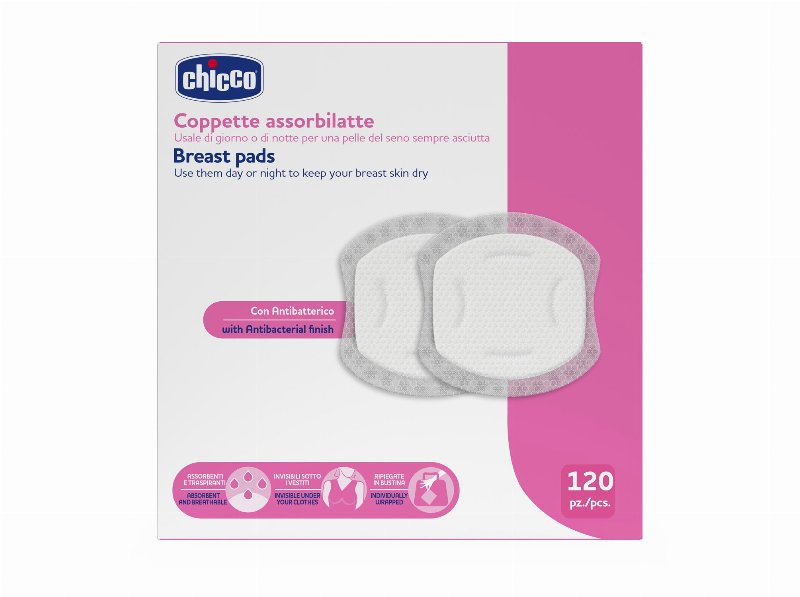 Discos Absorventes Chicco Anti Bacterianos 120Un