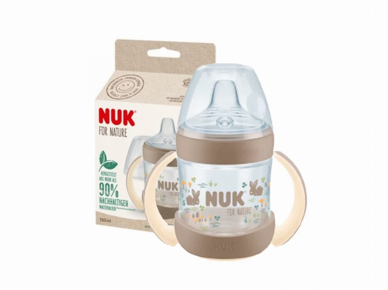 Copo Aprendizagem Nuk For Nature Sil. Creme 150 ml