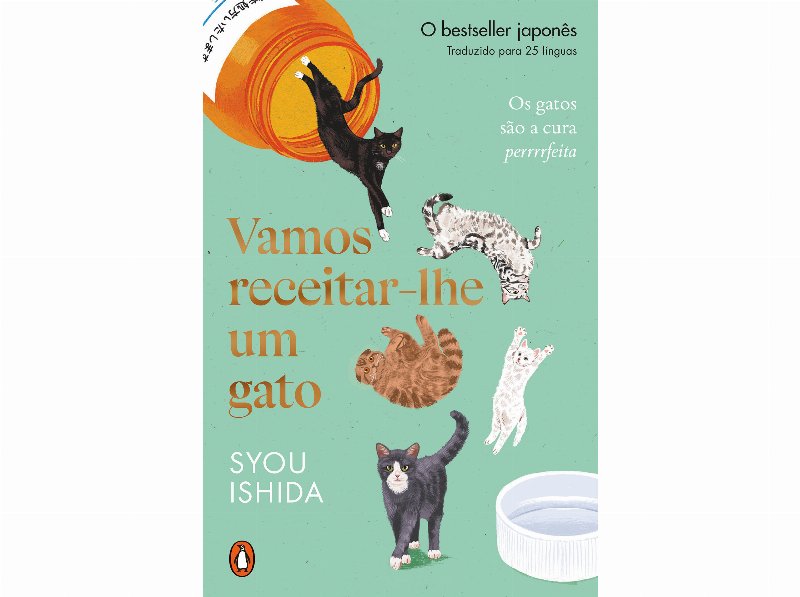 Livro Vamos Receitar-Lhe Um Gato De Syou Ishida