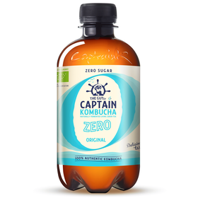 Bebida Kombucha Original Sem Açúcar The Gutsy Captain 40 cl