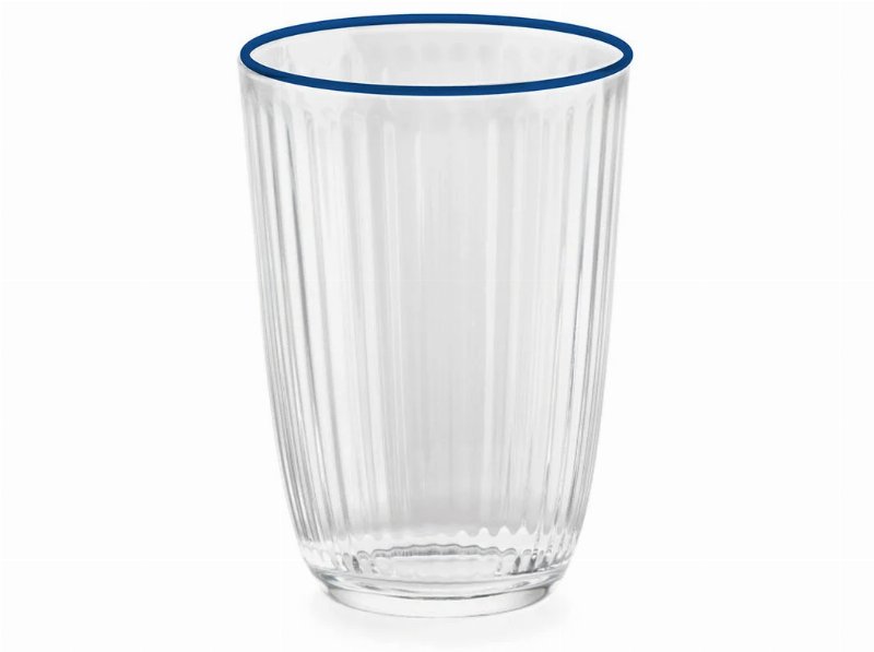 Copo Vidro Relevo Actuel Riscas 31 cl