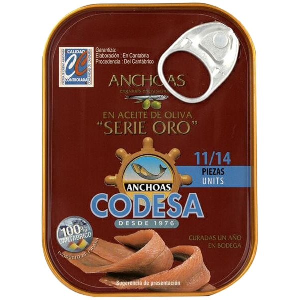 Filetes De Anchova Em Azeite 85 g