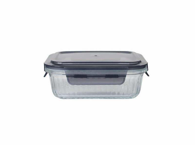 Caixa De Vidro Retangular Actuel Azul 0.6 l