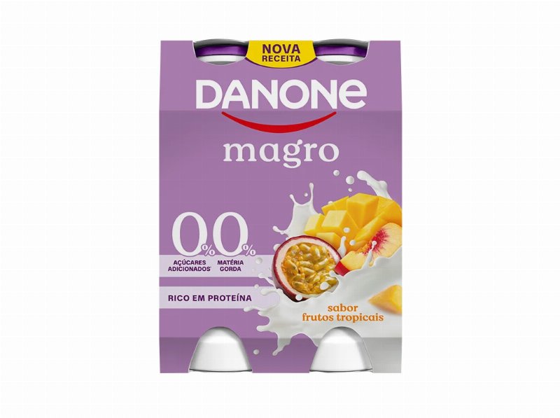 Iogurte Magro Líquido Danone Tropical 4X155 gr