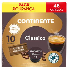 Cápsulas De Café Classico Int 10 Pack Poupança Continente 48 Un