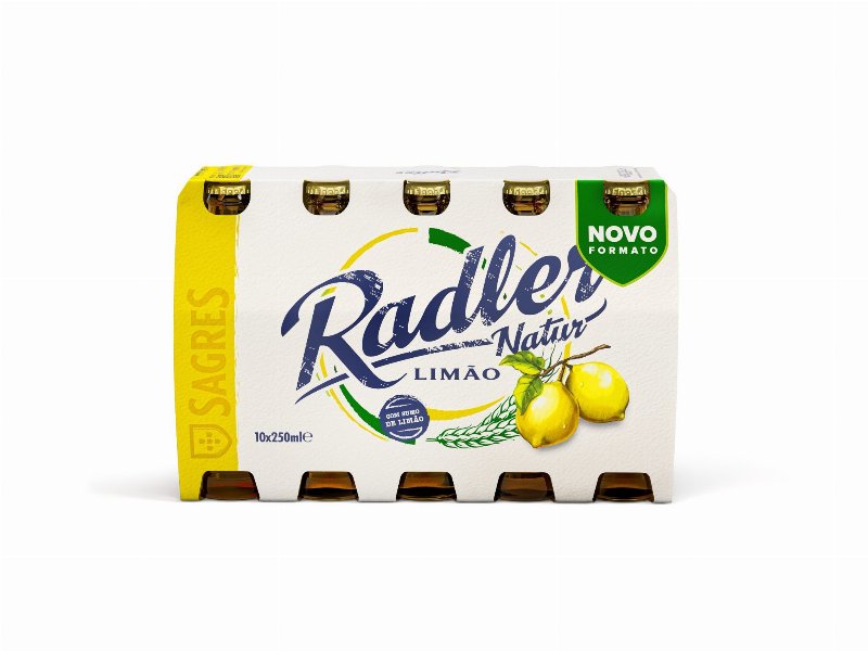 Cerveja Com Sabor Sagres Radler 10X0.25 l